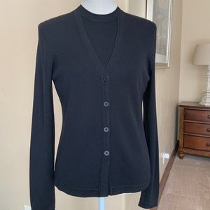 Barry Bricken Black Silk Two Piece Set